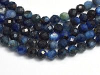 Kyanite Beads, 3mm Micro Faceted Round-RainbowBeads