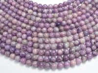 Lepidolite Beads, Round, 8mm-Rainbow Beads