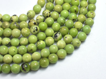 Chrysoprase Beads, 8mm (7.8mm) Round Beads-RainbowBeads