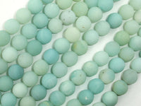 Matte Amazonite Beads, 8mm Round Beads