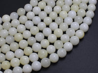 Jade - Creamy White, 8mm Round