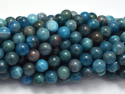 Apatite Beads, 8mm Round Beads-RainbowBeads