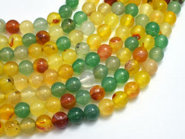 Rainbow Agate Beads, Round, 8mm, 15.5 Inch-Rainbow Beads