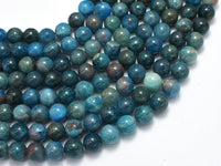 Apatite Beads, 8mm Round Beads-RainbowBeads