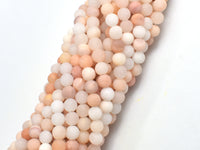 Matte Pink Aventurine Beads, 6mm Round Beads