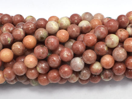 Spicy Jasper Beads, Plum Blossom Jasper, Round, 8mm-RainbowBeads