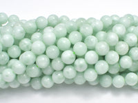 Green Angelite Beads, 8mm Round