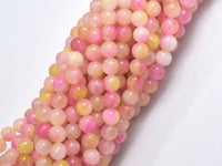 Jade - Pink & Yellow, 6mm Round
