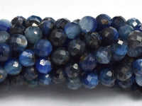 Kyanite Beads, 3mm Micro Faceted Round-RainbowBeads