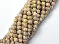 Fossil Jasper Beads, 6mm, Round Beads-RainbowBeads