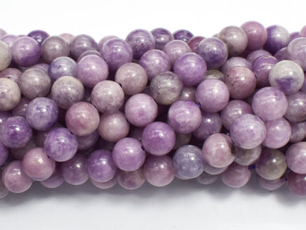 Lepidolite Beads, Round, 8mm-Rainbow Beads