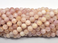 Kunzite 7-7.5mm Round Beads-RainbowBeads