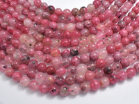Pink Rhodonite, Sakura Rhodonite, 8mm (8.5mm) Round