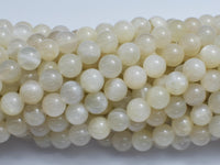 Milky White Moonstone, 6mm Round
