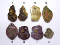 Assorted Stone Pendant, 1 piece
