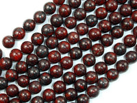 Brecciated Jasper Beads, Round, 8mm