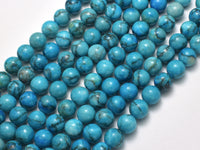 South African Turquoise 8mm Round-Rainbow Beads