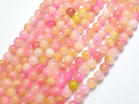 Jade - Pink & Yellow, 6mm Round