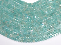 Amazonite, 4mm Heart-Rainbow Beads