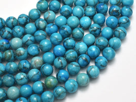 South African Turquoise 8mm Round-Rainbow Beads