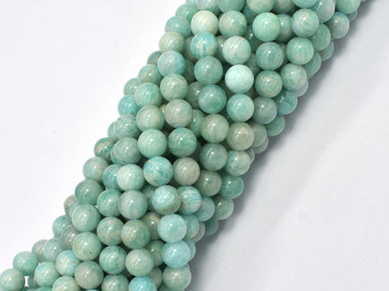 Russian Amazonite Beads, 6mm (6.8mm) Round-RainbowBeads