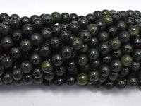 Canadian Jade Beads, 6mm Round-RainbowBeads