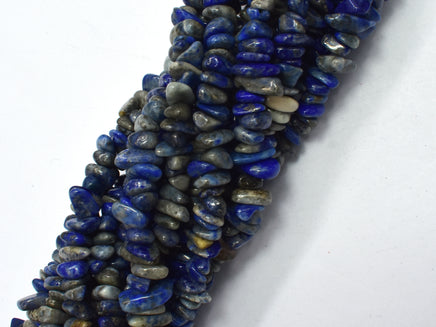 Lapis Lazuli Beads, 5-9mm Chips-RainbowBeads