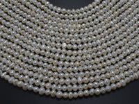 Fresh Water Pearl - White, Approx. 4-5mm Potato, 14 Inch