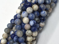 Sodalite Beads, 8mm Round Beads