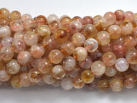 Citrine Beads, 8mm, Round