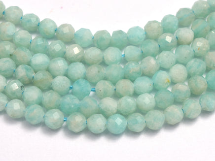 Amazonite Beads, 3mm Micro Faceted-Rainbow Beads