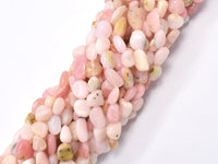 Pink Opal Beads, Approx 6x8mm Nugget Beads-RainbowBeads