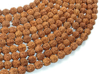Rudraksha Beads, 7.5mm-8mm Round Beads-RainbowBeads