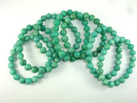 African Amazonite Beads, African Amazonite Bracelet, 9-10mm, Approx 7.5 Inch