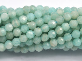 Amazonite Beads, 3mm Micro Faceted-Rainbow Beads