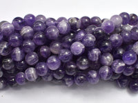 Amethyst Beads, 8mm (8.5mm) Round Beads-RainbowBeads