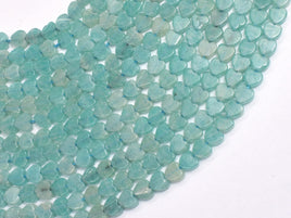 Amazonite, 4mm Heart-Rainbow Beads