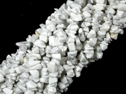 Howlite, 4mm - 9mm Chips Beads-Rainbow Beads