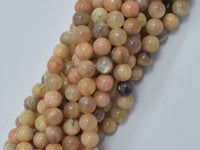 Sunstone, 8mm, Round, 15 Inch-RainbowBeads