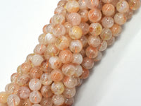 Citrine 8mm Round-Rainbow Beads