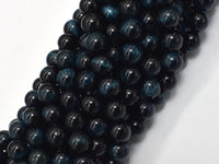 Blue Tiger Eye, 8mm (8.5mm) Round Beads