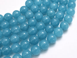 Blue Sponge Quartz Beads, Round, 10mm