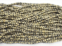 Dalmation Jasper Beads, Round, 4mm (4.8mm)-RainbowBeads
