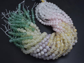 Mixed Quartz 8mm Round-Rainbow Beads