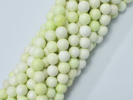 Lemon Chrysoprase Beads, Round, 8mm-RainbowBeads