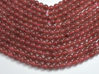 Strawberry Quartz Beads, Lepidocrocite, 6mm Round Beads