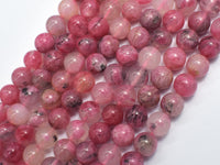 Pink Rhodonite, Sakura Rhodonite, 8mm (8.5mm) Round