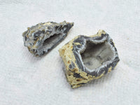 Agate Geode, Raw Crystal Geode, Agate Specimen, Natural Agate Druzy, 1piece-RainbowBeads