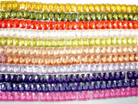 CZ beads, 6 x 9 mm Double Hole Faceted Rectangle-RainbowBeads