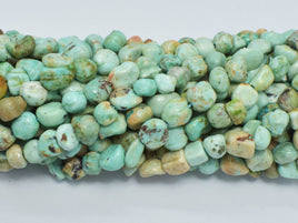 Natural Peru Turquoise Beads, 5x7mm, Nugget Beads-RainbowBeads